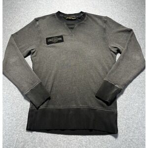 Harley-Davidson Men's Crewneck Sweatshirt Size Small, Gray/Black, Motorcycle